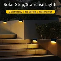 1-8Pack solaire pont lumières extérieur étanche solaire LED lumières jardin décor lumière du soleil pour escaliers garde-corps cour voie éclairage 3