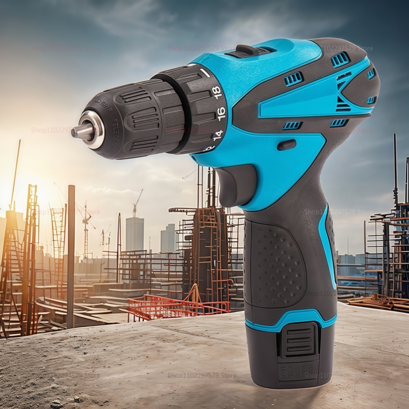 12V battery-powered cordless impact electric screwdriver, electric screwdriver for woodworking, electric tool for woodwork