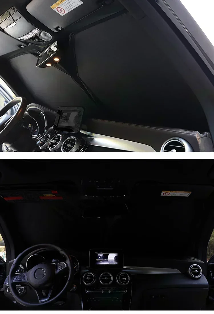Custom Magnetic Car Window Sunshade For Mazda 3 BL Hatchback 2009-2013 2nd Gen Curtain Mesh Front Windshield Frame Curtain 6