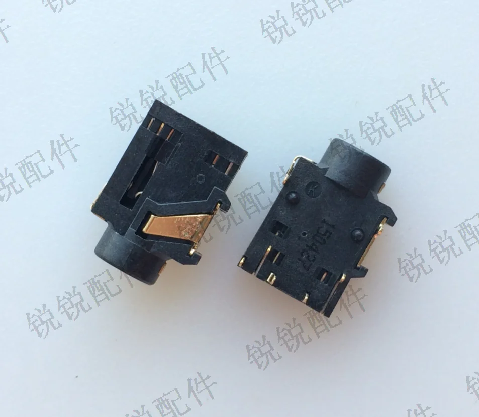 

Free shipping For laptops 3.5 jack Headphone jack 7P gold-plated audio jack female microphone jack