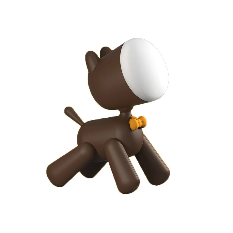 

USB Desk Lamp Two-stage Control Puppy Shape Cute Children Night Lamp Eye- Reading Light Table Lamp