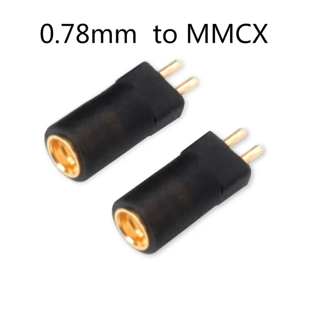 OKCSC MMCX Female Adapter to 0.75/0.78 QDC 2 Pin Connector For ZSN