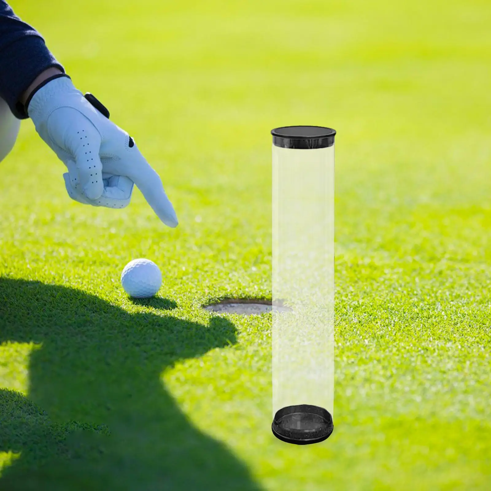 Golf Ball Case Portable Clear Round Anti Scratch Collectible Golf Ball Storage Tube Holder Container Accessories