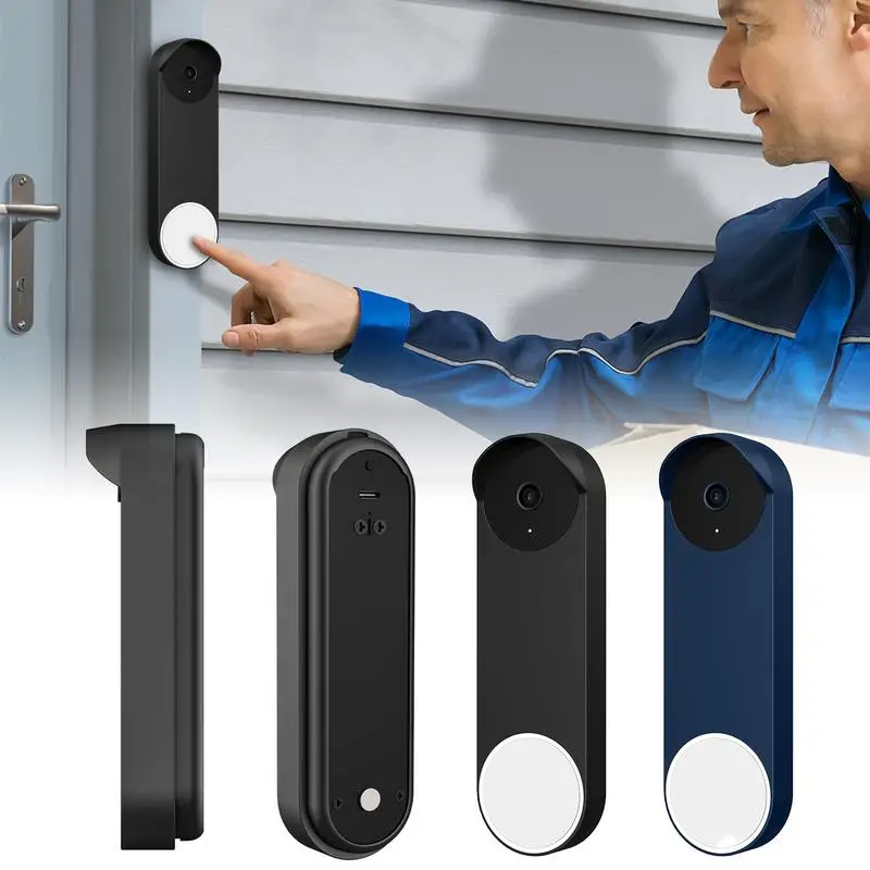 

Silicone Protective Case For Google Nest Doorbell Camera Doorbell UV Weather Resistant Waterproof Night Vision Silica Cover