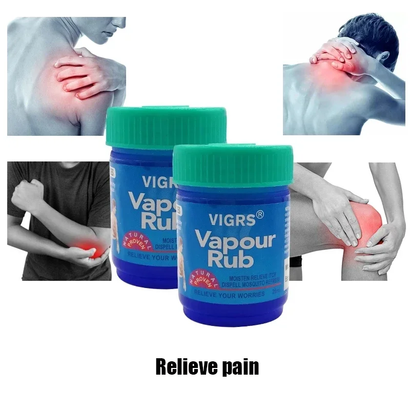 Vapour Rub White Cooling Balm Ointment For Anti Mosquito Headache Toothache Stomachache Dizziness Essential Balm Oil Tiger vietnam balm