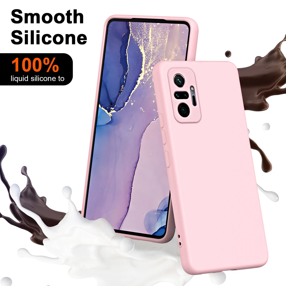Solid Silicone Soft Phone Case - Flexible Protective Cover
