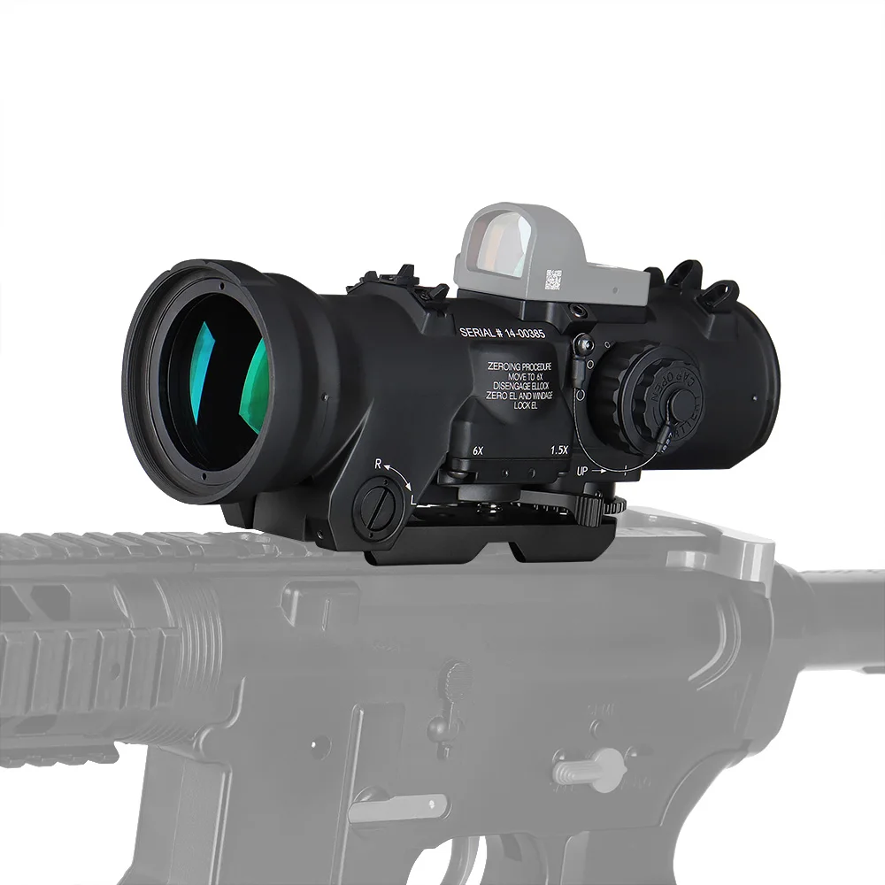 Specter DR Dual Role 1.5X/6X 7.62 Optical Sight-Flat Dark Earth Machine Optic Riflescope For Outdoor Hunting OS1-0409