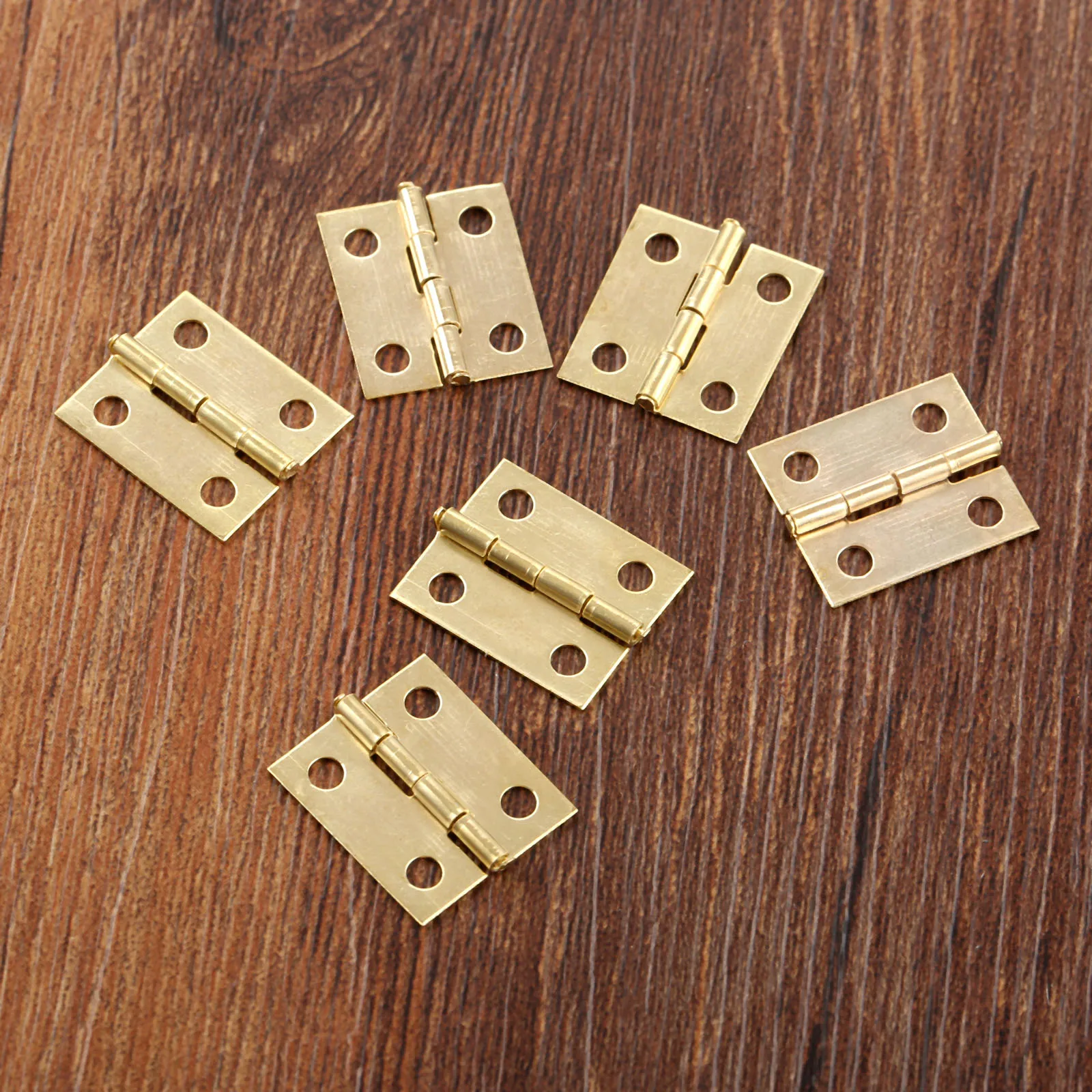 Furniture Hinge Wooden Box Hinge Cabinet Hinges 20Pcs 18*16mm With Screw
