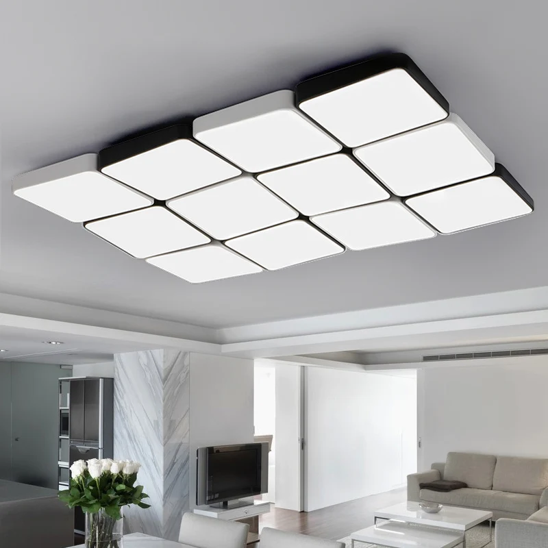 Modern iron acrylic LED ceiling lights home living room lamp creative fixtures ceiling lamps children bedroom Ceiling lighting