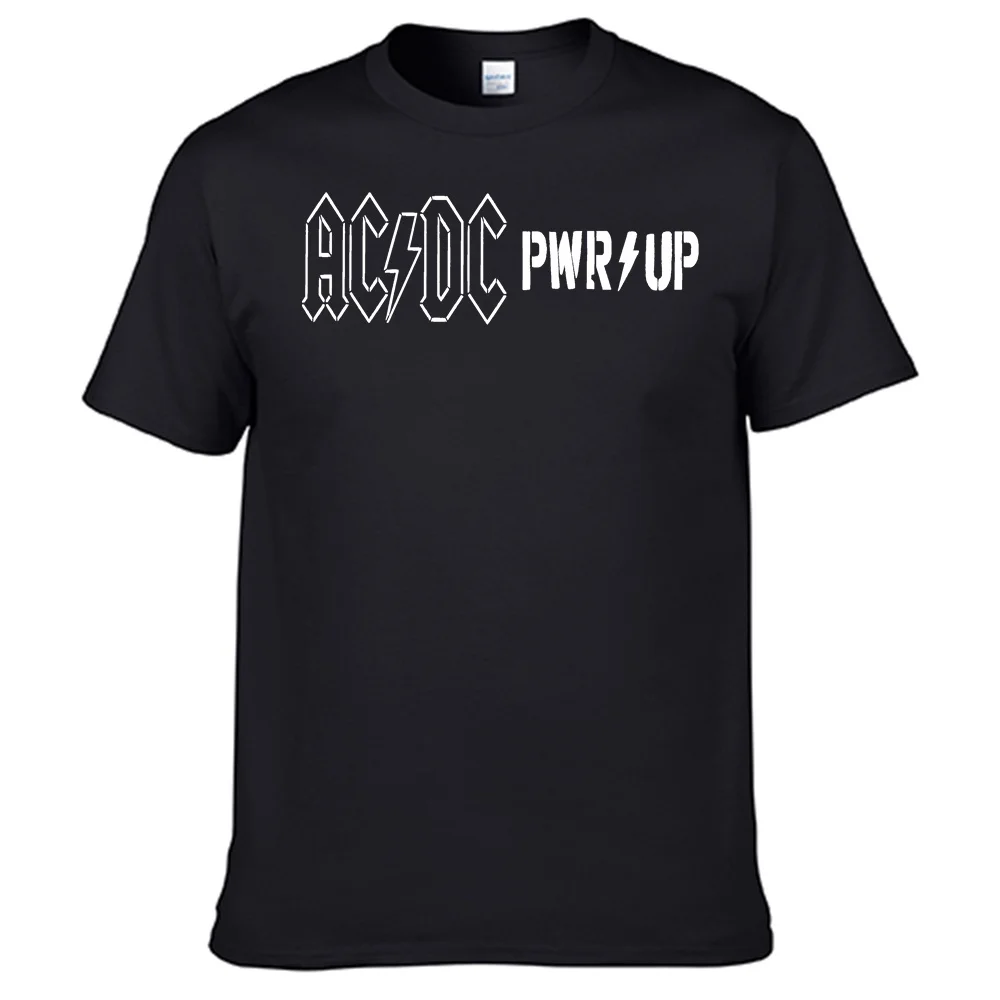 Rock Band Ac Dc Power Up Tour T Shirt 100% Cotone T Shirt N01