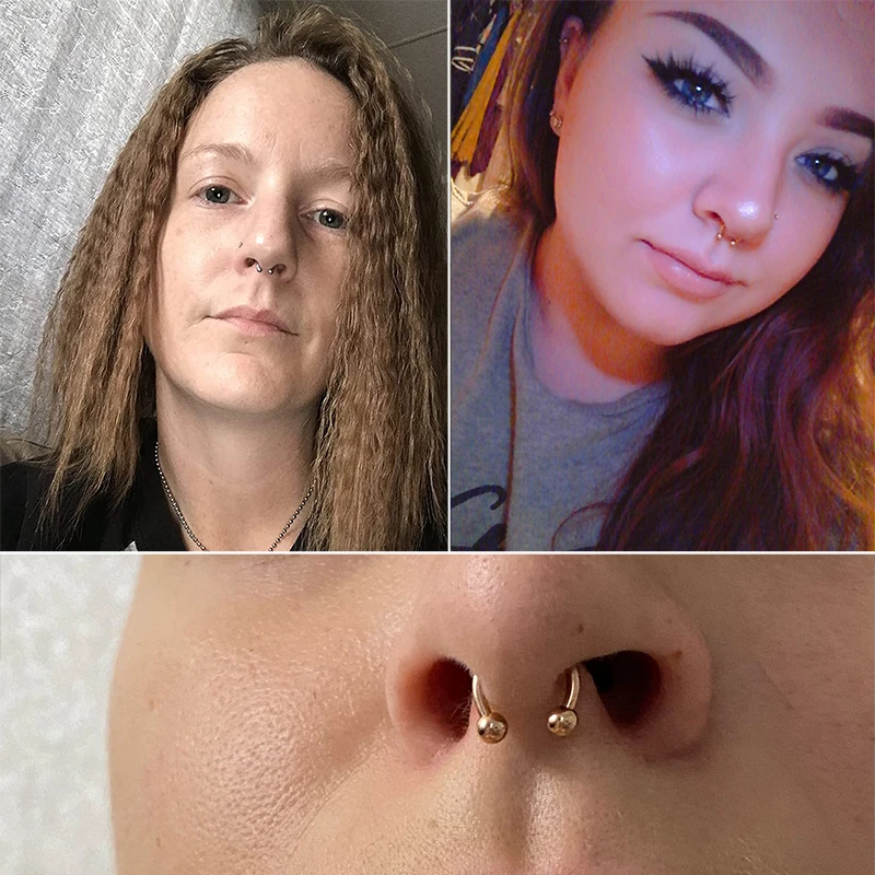 Anello Al Naso Gioiello Acquista GLAIRA Piercing Al Naso Wleora In - Foto 2