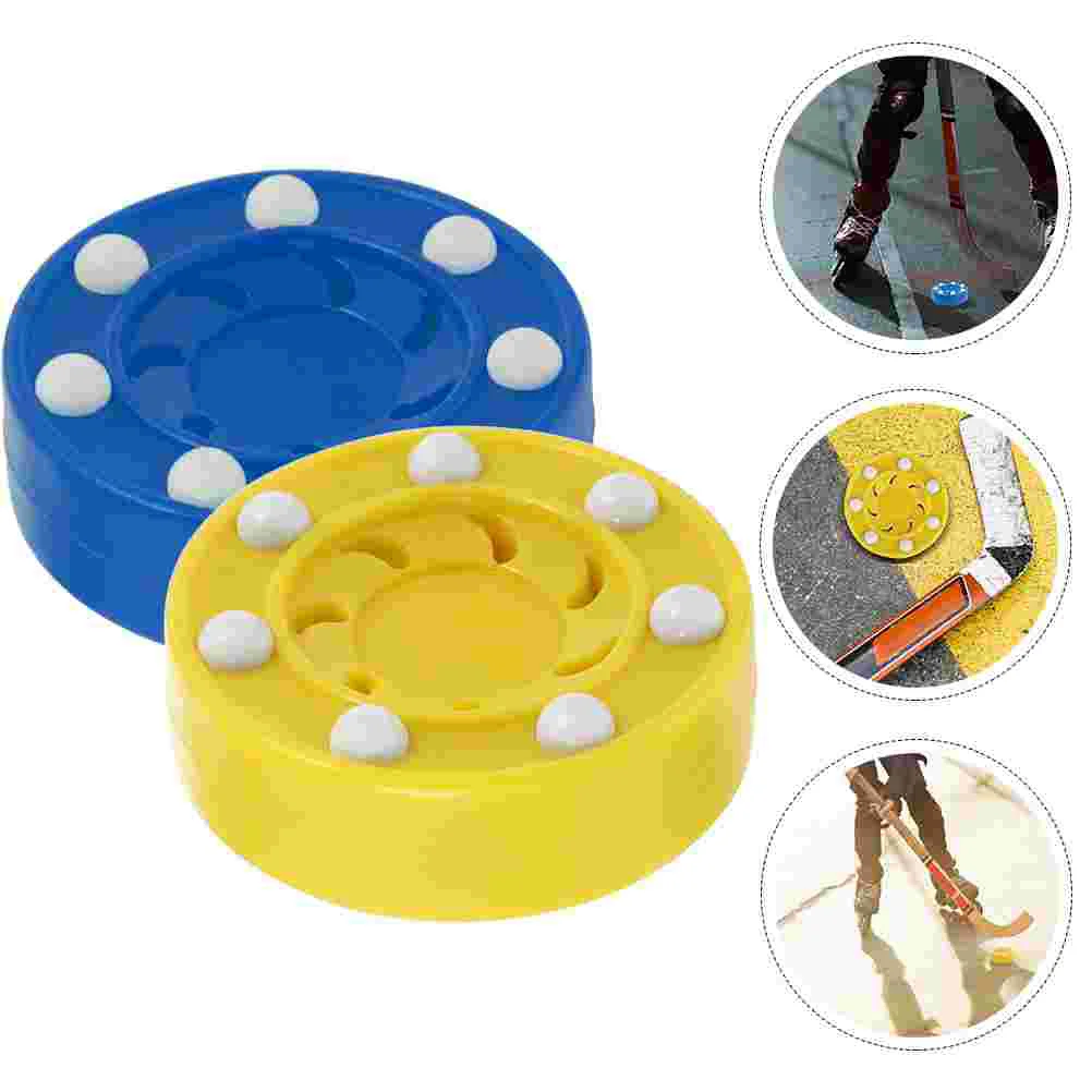 

2Pcs Reusable Hockey Puck Training Hockey Balls Hockey Replaceable Pucks Ice Hockey Training Tool