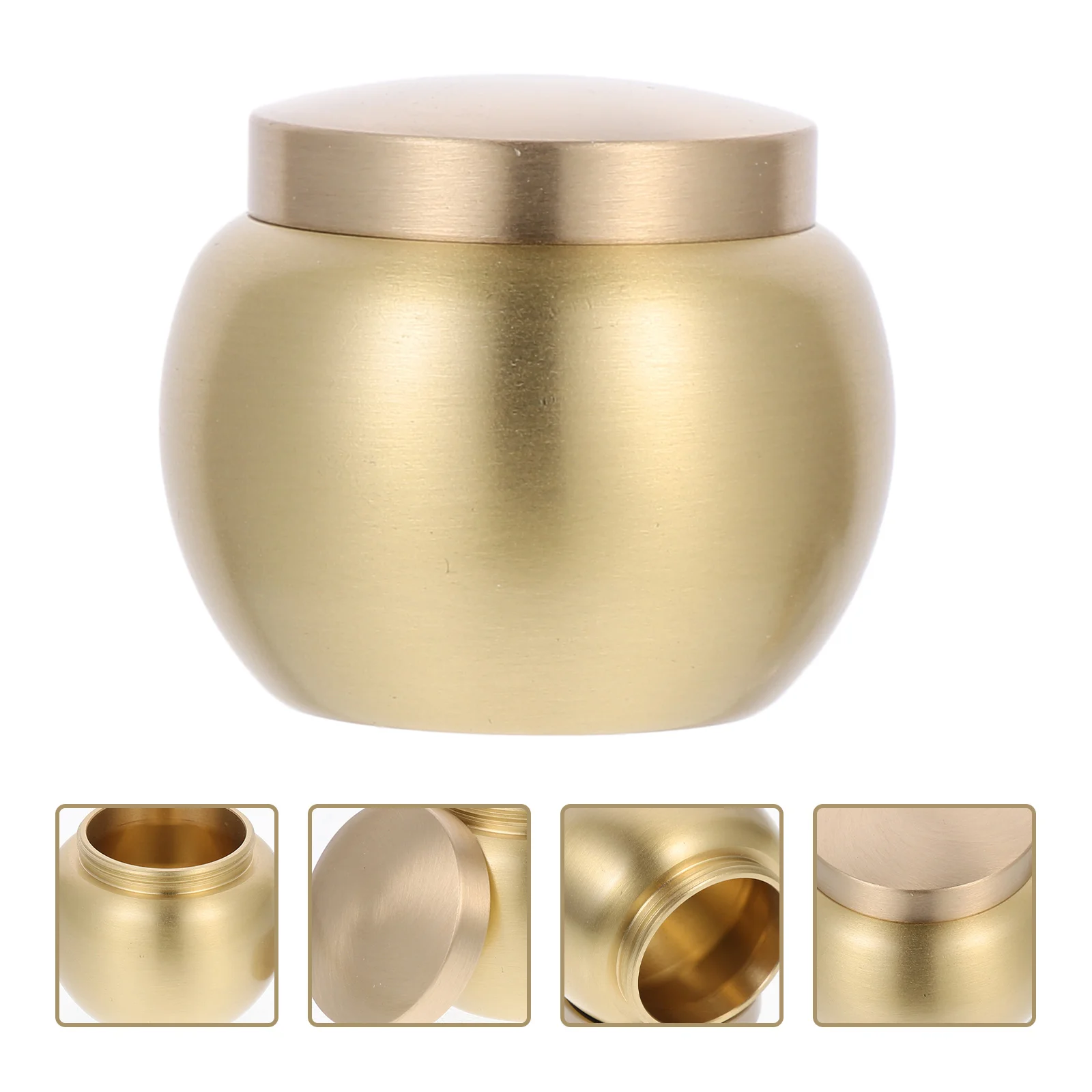 

Human Urn Remains Urns Cinerary Casket Mini Decorating Tools Household Copper Jar