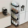 Storage rack Trolley storage rack Multi-layer storage equipment dormitory storage artifact splinted storage rack 3