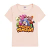 My Singing Monsters Summer Anime T-shirt Kids Clothes Kids T Shirts Casual Short Sleeve 100% Cotton Tops Y2k Boys Girl Clothes 3