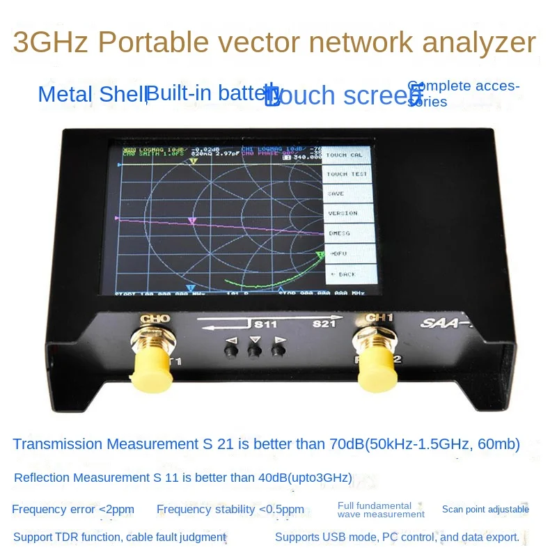 

SAA2 3G Vector Network Analyzer Nanovna V2 Antenna Analyzer
