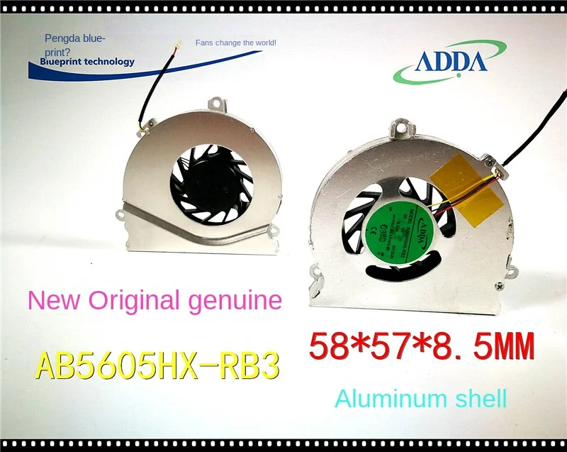 

New AB5605HX-RB3 6cm 5V Notebook Turbo Blower Exhaust Cooling Fan