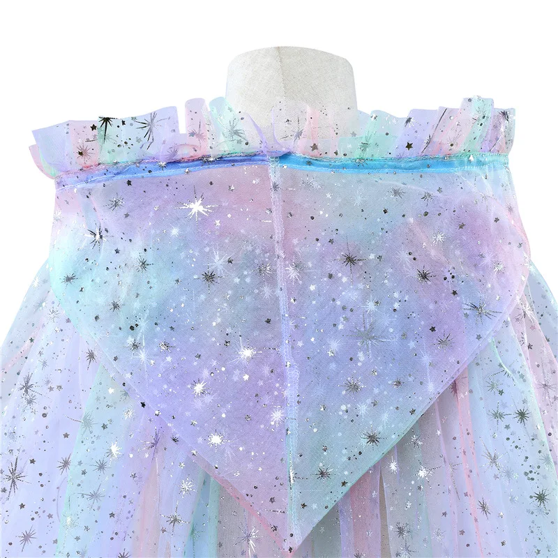 LED Princess Dresses for Girls Costume Toys Light UP Cape for Kids