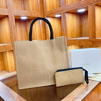 مجموعة حقائب يد مطبوعة بنمط عباد الشمس مكونة من قطعتين، حقائب يد خفيفة الوزن مع محفظة للعملات المعدنية، مناسبة للتسوق والسفر 3