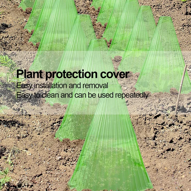 30/20/10 db Újrahasznosítható Műanyag Kerti Növényi Csengő Borító Üvegházhatások Csírázási Burkolat Fagy Őr Fagyvédelem - Image 3