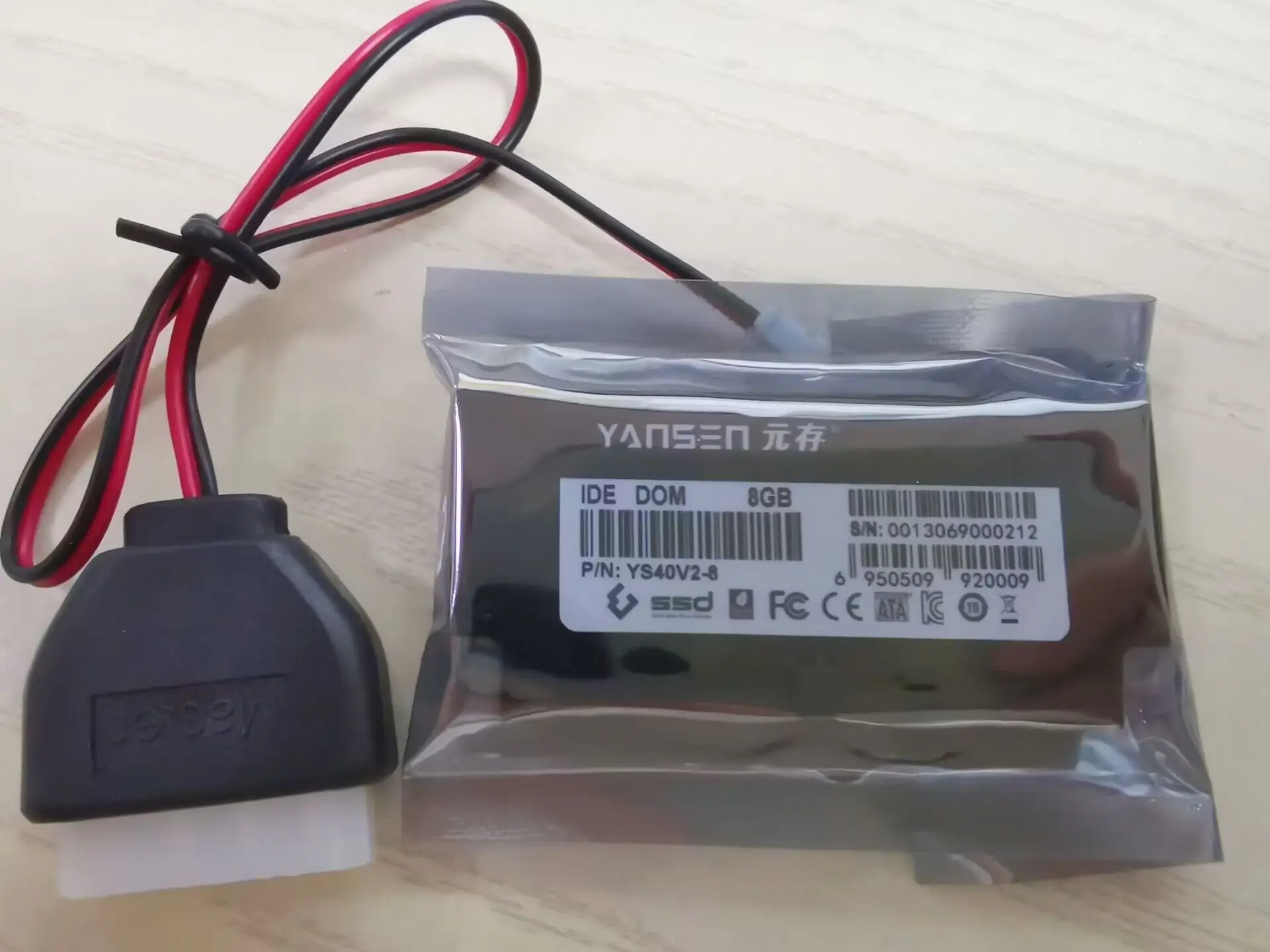 Dom Disco Eletrônico 40pin Ide 8gb Ssd Unidade de Estado Sólido Pos Sistema Computador Industrial Disco 8g