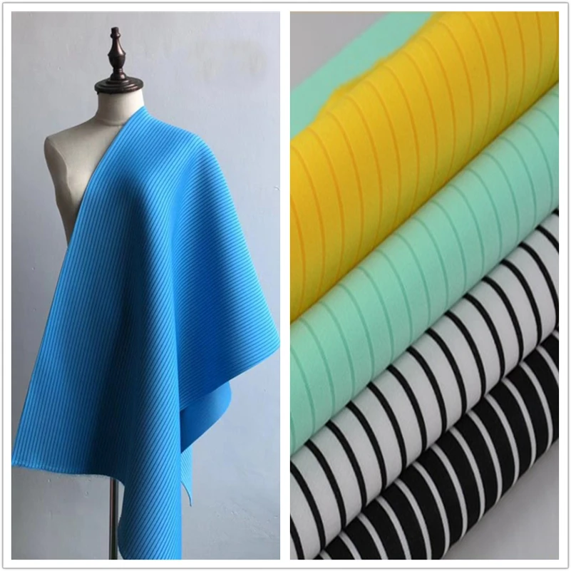 Dress Material Polyester Spandex | Elastic Fabric Material Dress ...
