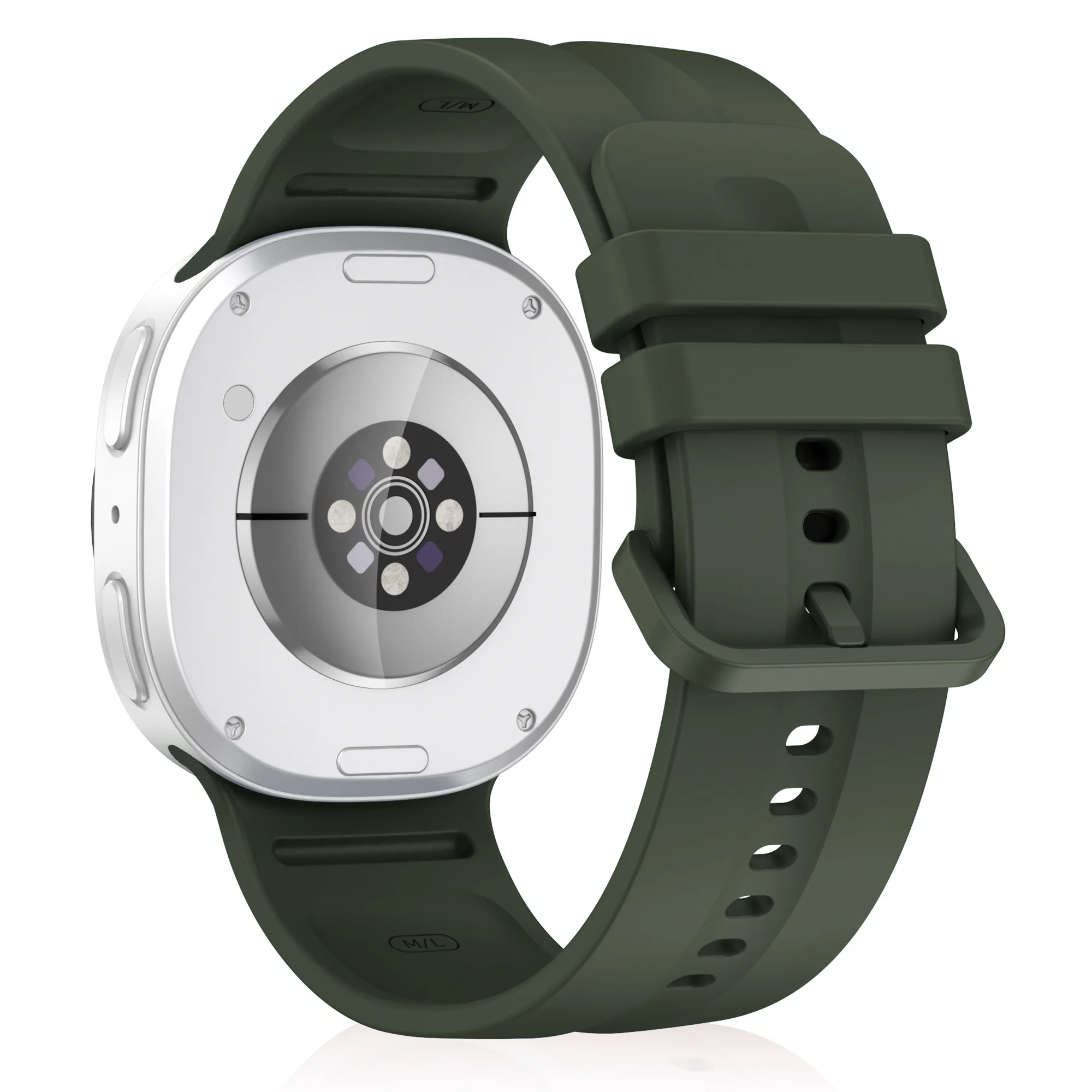 Silicone Replacement Wristband for Smartwatches - Soft and Durable Strap in Various Sizes