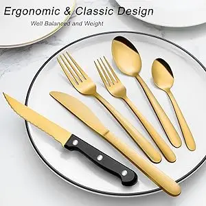 silverware sets for 12,flatware set,flatware set for 12,utensil sets,cubiertos de acero inoxidable