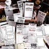 Journal GO 30sheets Retro Ticket Memo Pad Message Notes Decorative Notepad Note Journal Material Paper for School Office 1