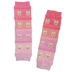 Cartoon Bunny Gloves Long Sleeve Mitten Oversleeve Women Fashion Sun Block Keep Warm Cuff Touchscreen Cycling Gloves