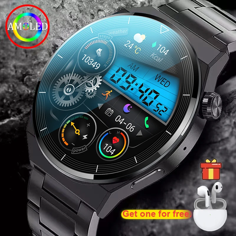 Montre Connectée Gt3 Pro Pour Les Hommes, Étanche, Paiement Sans Contact (nfc), Moniteur D