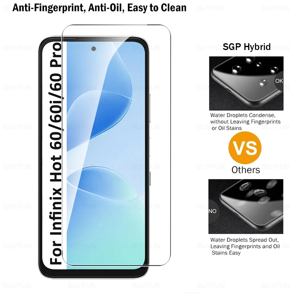 Premium Full Cover Tempered Glass Screen Protector - HD Clarity Pack of 3