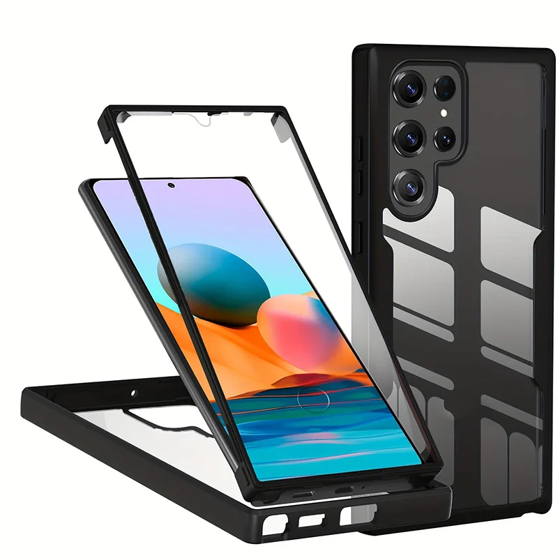 360° Dual Layer Protective Phone Case with Screen Protector