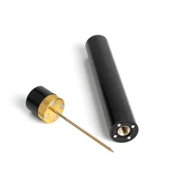 Stainless Steel Air Pressure Wine Bottle Opener - Efficient Cork Remover & Kitchen Bar Accessory (Gold)