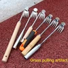 Garden Weeding Tools Hand Weeder Tool Weed Puller Tool Weed Remover Stainless Steel Uprooting Weeders With Long Handle New 1