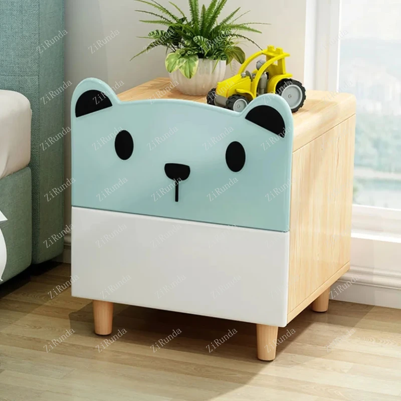 Small Side Children's Nightstands Storage Coffee Gamer Bedroom Bedside Table Dressing Filing Nachtttisch Luxury Furniture