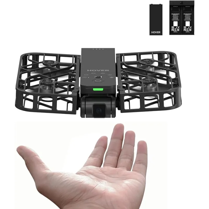 

X1 Self-Flying Camera, Pocket-Sized Drone HDR Video Capture,Palm Takeoff, Intelligent Flight Paths,with Hands-Free Control Black