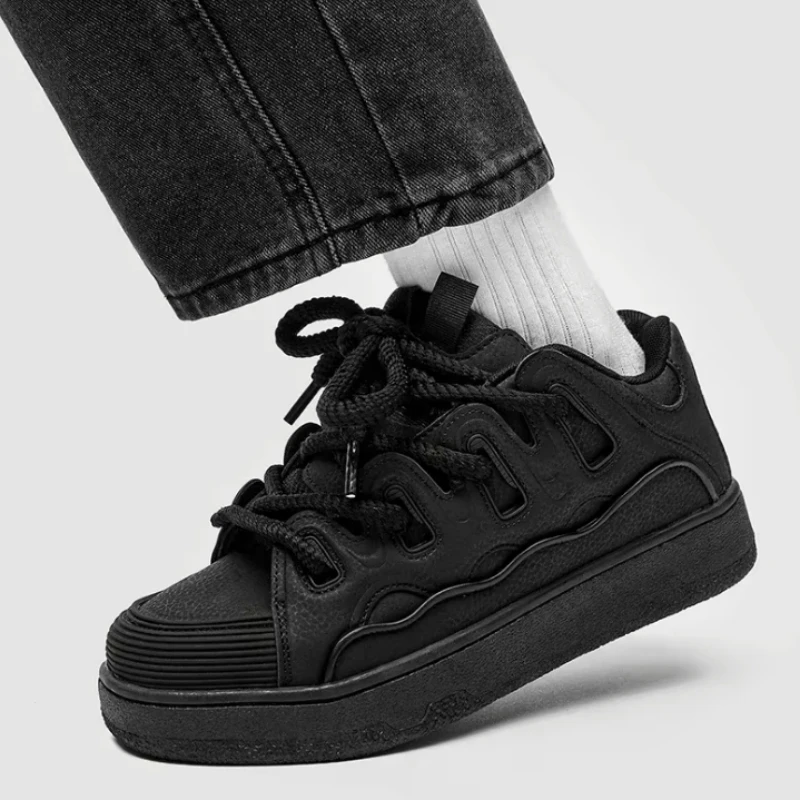 Trend Men's Shoes Outdoor Sneakers New Platform Vulcanized Shoes Breathable Casual Shoes Non Slip Comfortable Running Shoe Tenis 2
