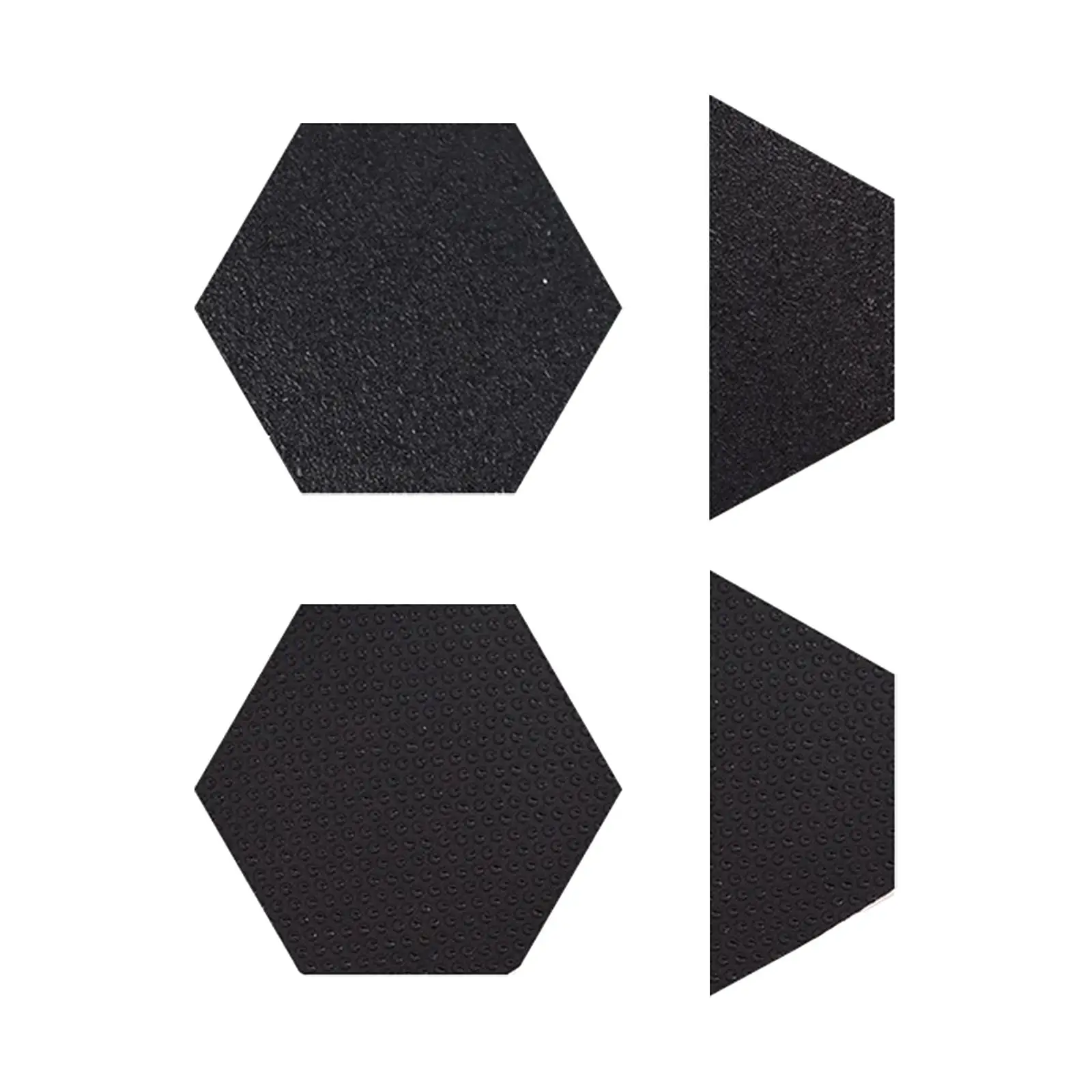 Hexagon Surfboard Traction Pads Deck Pads for Fish Board Skimboard Grip Surf Honey Comb Hole Short Board Long Board Waxless 3 piece surfboard deck pads sup stomp foot pad skimboard tailpad surf kiteboard eva deck grip