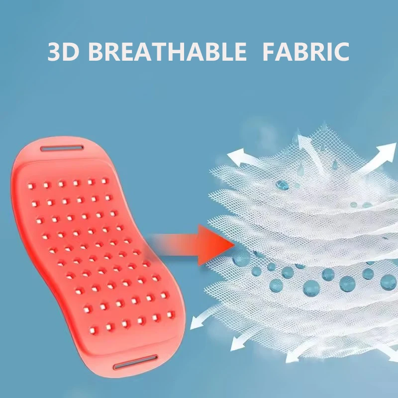 LED Red Light Therapy Pad 660nm 850nm Near Infrared Therapy Belt Rechargeable for Face Body with Wireless Controller Skin Care