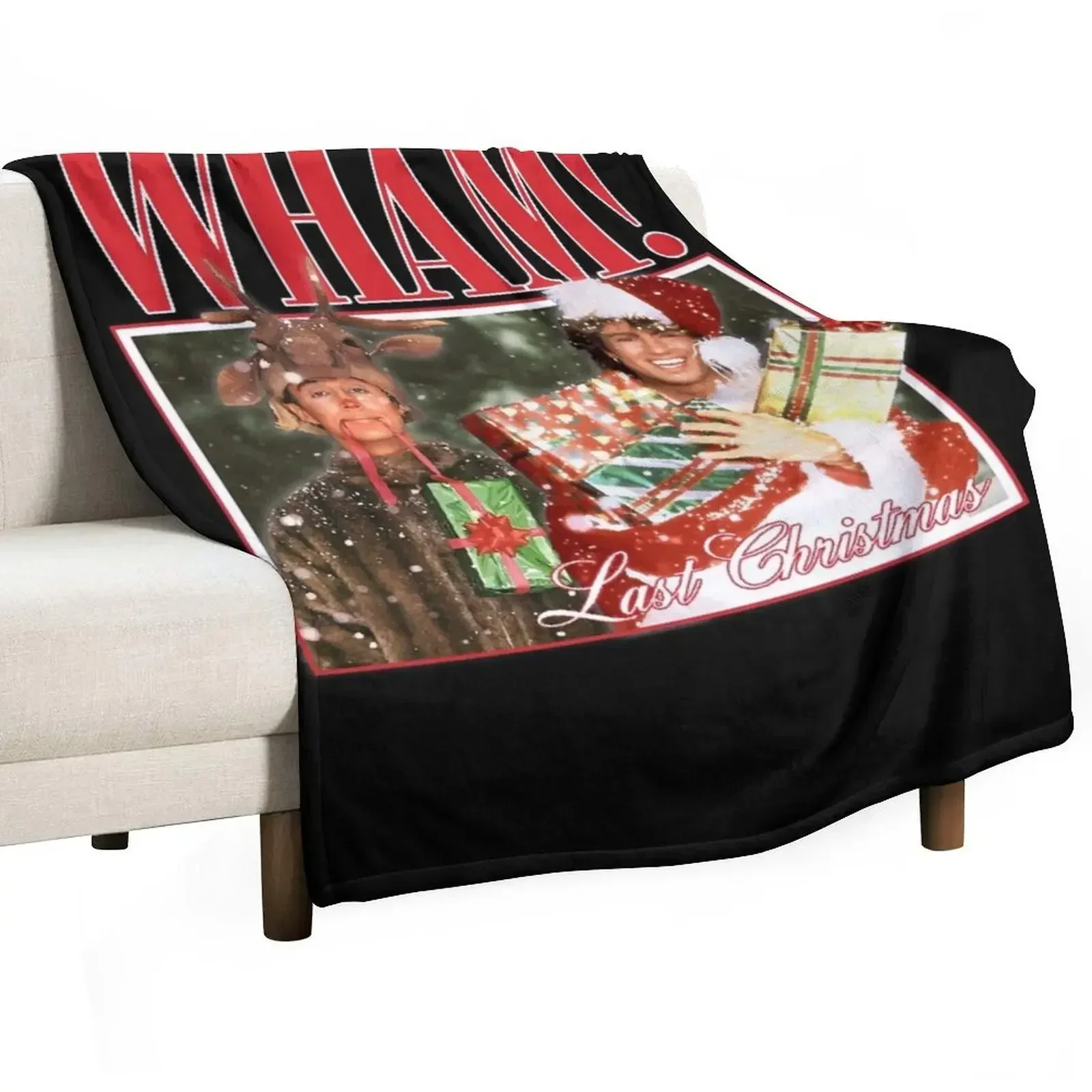 Last Christmas Throw Blanket Luxury Designer Hair Fashion Sofas Furrys Blankets