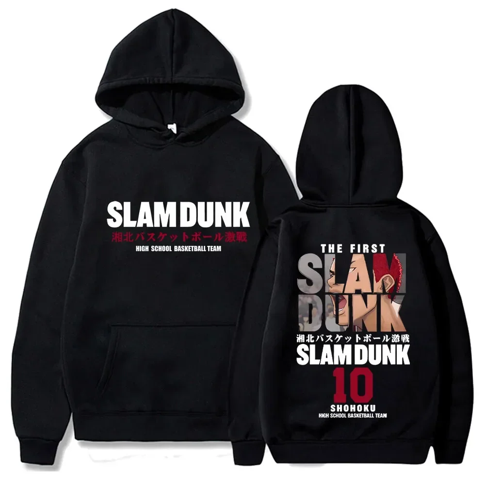 

Anime Slam Dunk Hoodie Sweatshirts for Men Sakuragi Hanamichi Kaede Rukawa Hoody Oversized Pullovers Casual Manga Hooded Clothes