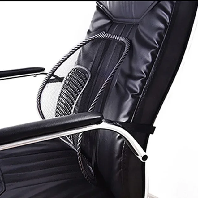 Coussin de dossier de chaise en maille, attelle lombaire Anti-fatigue, coussin élastique de Massage, Support quotidien, accessoires de travail au bureau 3