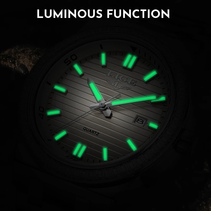 LIGE Fashion Ladies Watch Original Luxury Elegant Bracelet Watches Gift For Women Simple Waterproof Luminous Quartz Wristwatch