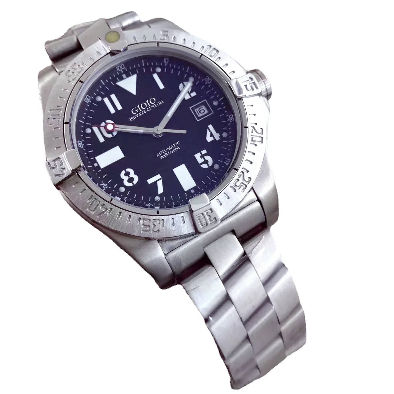 

Men Watch Automatic Mechanical Avenger Seawolf Black Blue Yellow