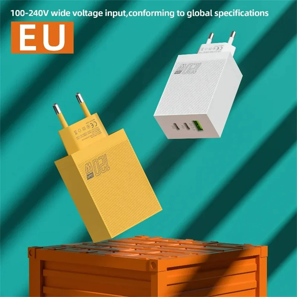 GaN Charger 120W USB Type C Fast Charging PD GaN Charger Mobile Phone Quick Charge Wall Adapter for Oneplus IPhone 16 Pro Xiaomi