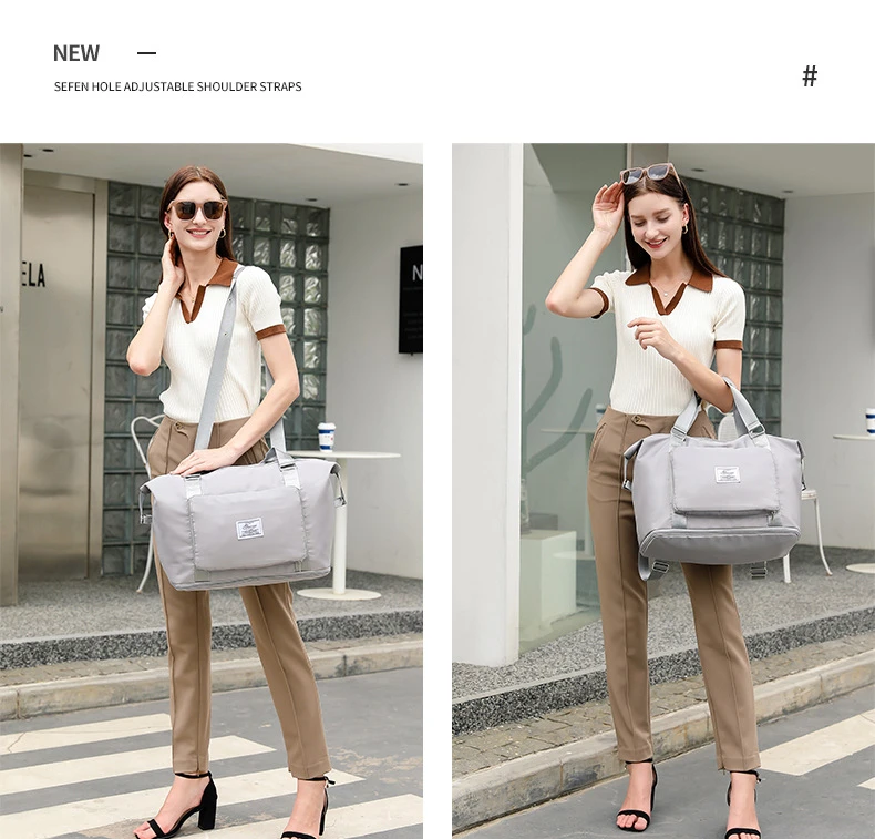 S5af73409fae7485eae57b55ab64b7820z Large Capacity Folding Travel Bags Waterproof Tote Gym Luggage Bags for Men Women, Travel Backpack Duffle Bags Handbag Mallzona