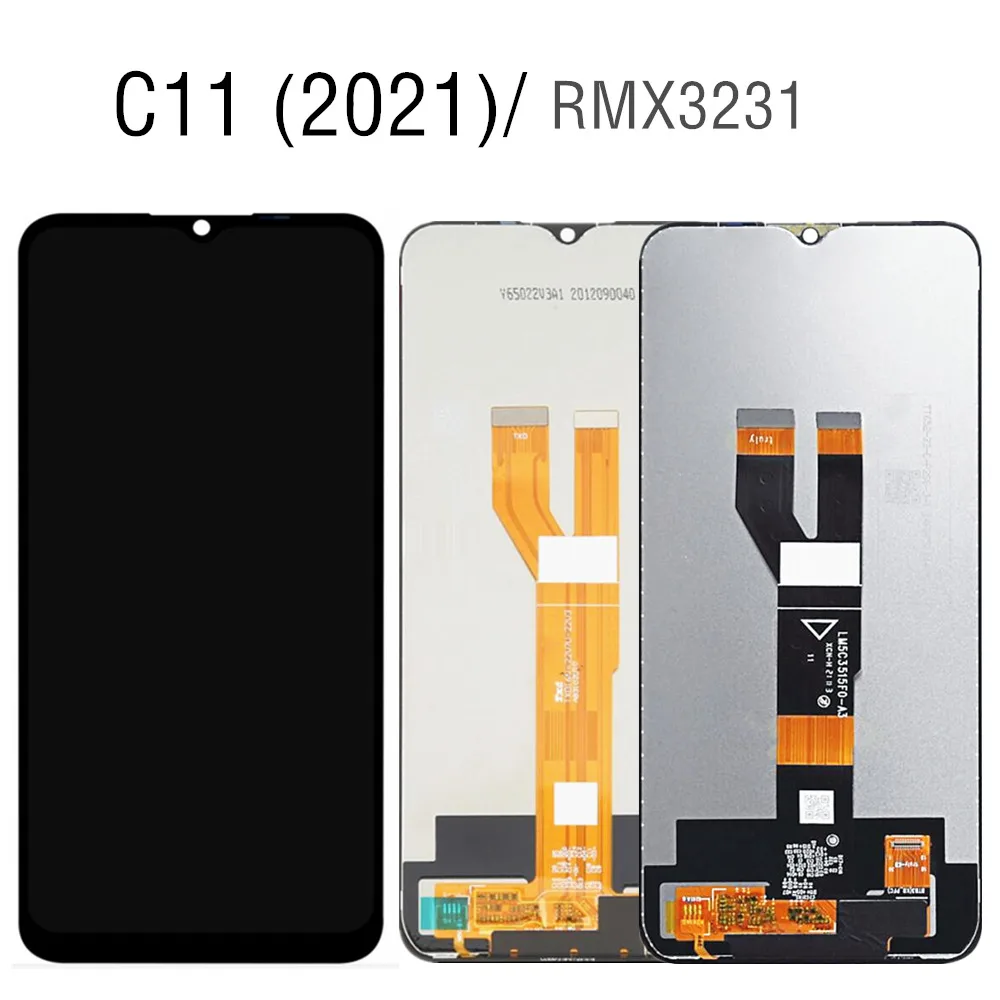 Dla Realme C11 2021 RMX3231 wyświetlacz LCD montaż digitizera ekranu dotykowego wymiana dla Realme C11 RMX2185 ekran