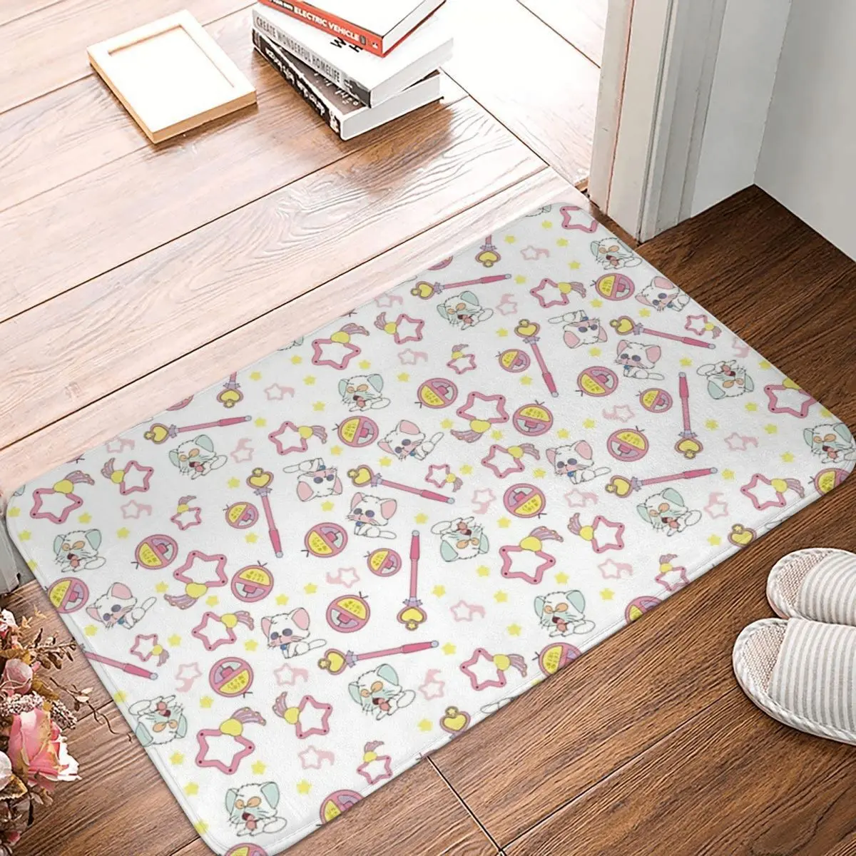 

Creamy Mami - Texture 02 Anti-slip Doormat Floor Mat Absorbent Mat Carpet Rug for Kitchen Entrance Home Bathroom Footpad Mats