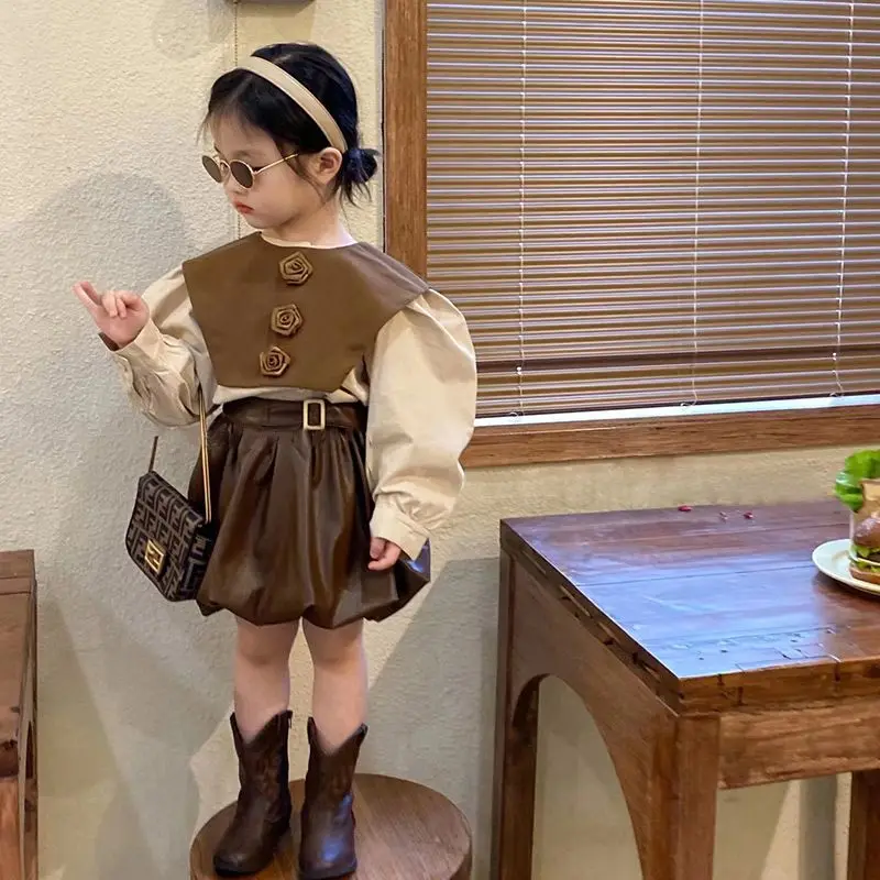 

Spring Autumn New Fashion Round Neck Long Sleeved Children's Clothing Casual Versatile Popularity Lively Cute Children's Sets